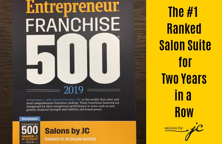 The #1 Ranked Salon Suite for Two Years in a Row