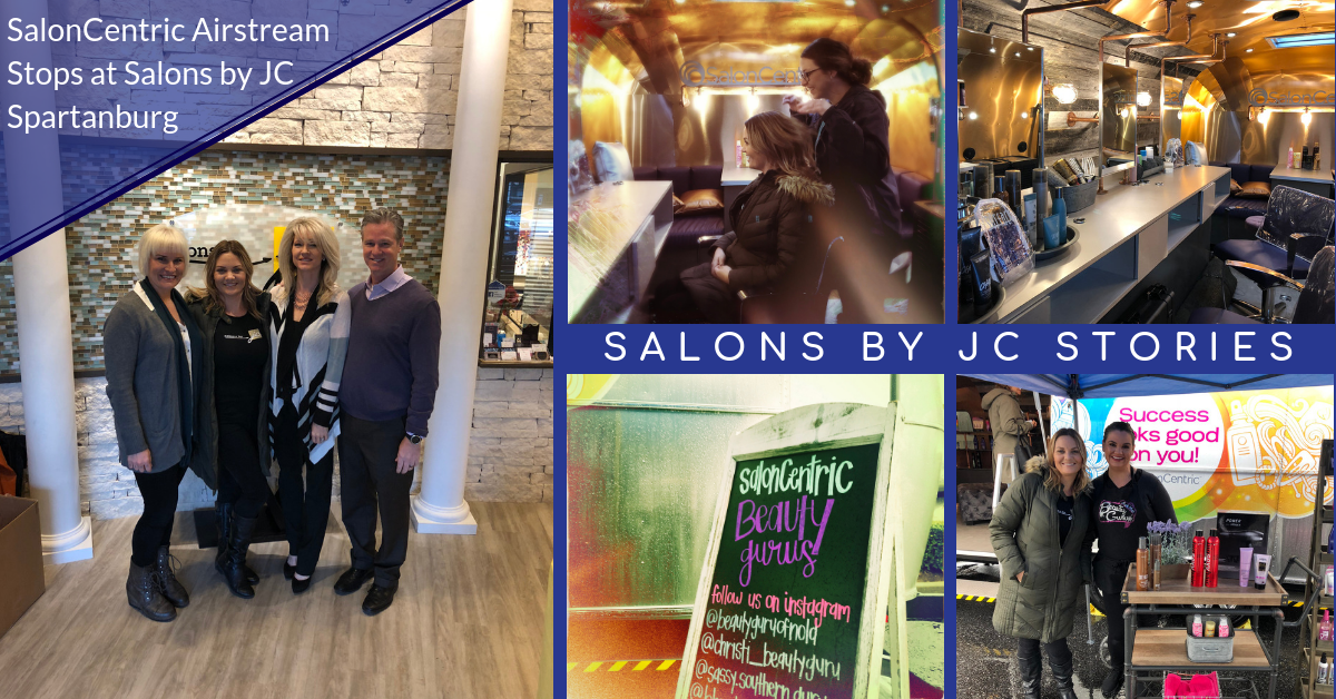 SalonCentric Airstream Stops at Salons by JC Spartanburg